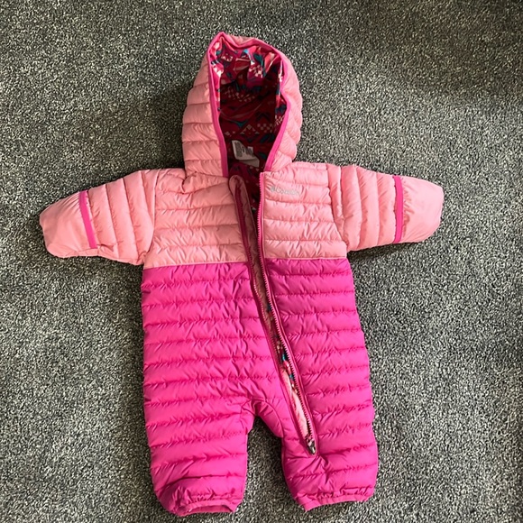 Columbia 0-3 month Powder Lite II Reversible Bunting - Picture 1 of 4